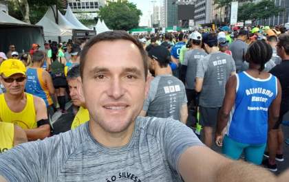 Vereador três-lagoense participa da corrida de São Silvestre