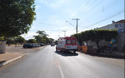 Motociclista de 19 anos sofre trauma na cabeça após acidente de trânsito&nbsp;