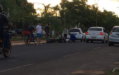 Semana inicia com acidente na Avenida Rosário Congro
