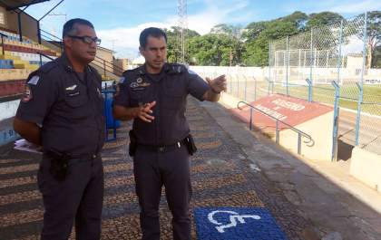 Polícia Militar restringe entrada de objetos em jogos da Copinha