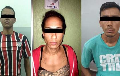Ação conjunta da PC e PM prende três homens por assaltar idosa em Andradina