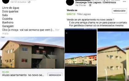 Em Três Lagoas imóveis do Minha Casa Minha Vida são comercializados no Facebook