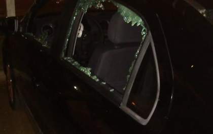 Morador tem carro danificado no Orestinho