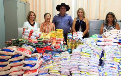 Fundo Social de Solidariedade recebe doação de alimentos