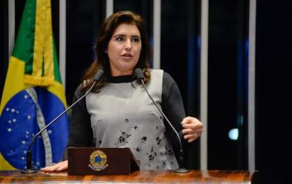 Simone Tebet não descarta o lançamento de uma candidatura avulsa à presidência do Senado
