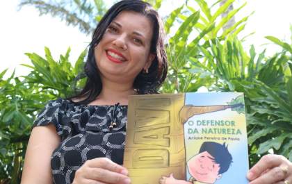 Amor de criança pela natureza inspira&nbsp; livro