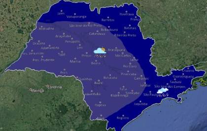 Chuva está 75% abaixo da média neste ano em Araçatuba