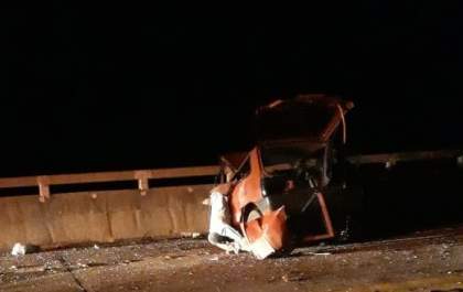 Colisão frontal deixa três mortos na ponte que liga Pereira Barreto a Andradina