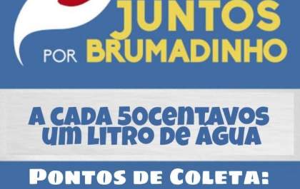 Três-lagoenses se mobilizam para enviar água potável para Brumadinho