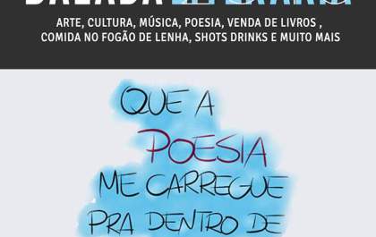 Balada Literária traz música, declamação de poemas e venda de livros nesta terça