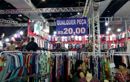 Feira Vest traz produtos com até 70% de desconto em Araçatuba
