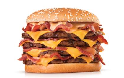 Redes de fast-food travam guerra do mega-hambúrguer