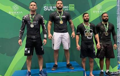 Atletas da região são destaque em Sul Brasileiro de Jiu-Jitsu