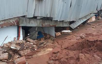 Temporal causa deslizamento e deixa um morto em Adamantina