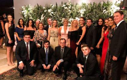 Felicidade em noite de formatura