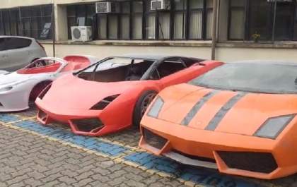 Empresário produzia réplicas de carros de luxo&nbsp;