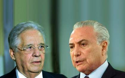 Temer: Bolsonaro precisa de 'crédito'; FHC defende que presidente seja 'árbitro'