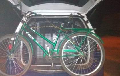 Três bicicletas furtadas foram recuperadas pela Polícia Militar