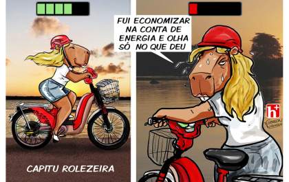 Acabou a bateria