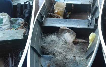 Pescador é multado por usar material de pesca ilegal&nbsp;