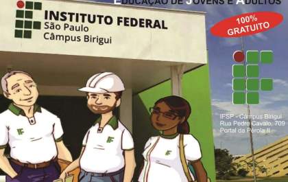 IFSP recebe inscrições para curso técnico integrado ao ensino médio