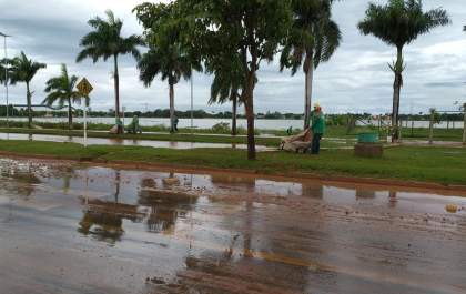 Estragos causados pela forte chuva são avaliados&nbsp;