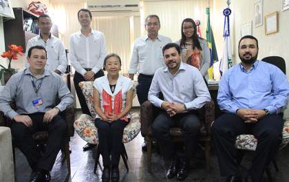 Tamiko recebe novo superintendente da Caixa Econômica Federal