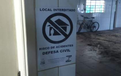 Defesa Civil interdita refeitório de creche em Birigui