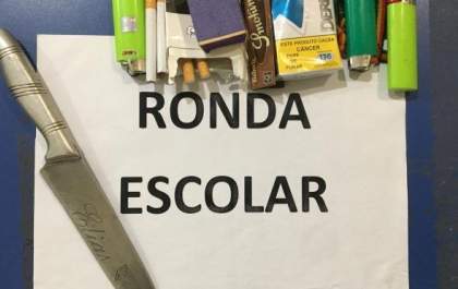 Após se envolver em briga, jovem é apreendido com faca dentro de escola