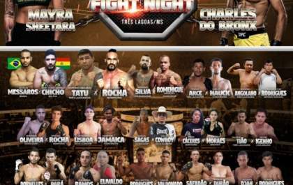 Três Lagoas recebe o maior evento de MMA
