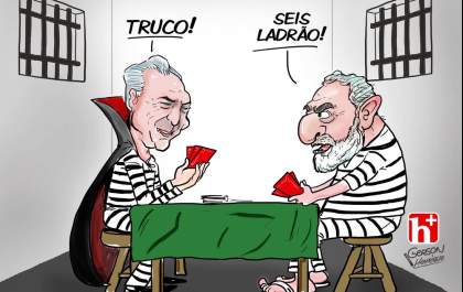 O jogo continua atrás das grades
