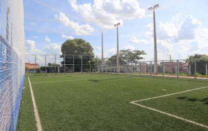 Com a presença do secretário estadual de Esporte, campo de futebol society será inaugurado neste domingo