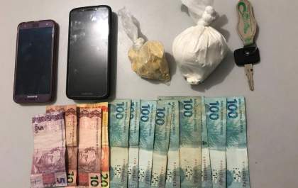 Casal é preso pelo GOE após ser flagrado com crack&nbsp;