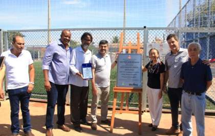 Inaugurado campo de futebol society “Seitoco Moromizato”