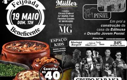 4ª Feijoada Beneficente ainda precisa da doação de ingredientes