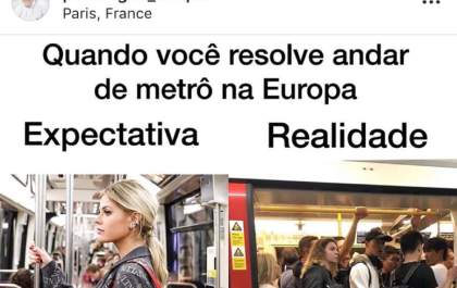 Páginas apresentam rotina da elite de maneira humorada