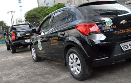 Força-tarefa do Crea-SP emite 167 notificações em fiscalização na região