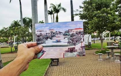 #TBT fonte da Praça da Bandeira