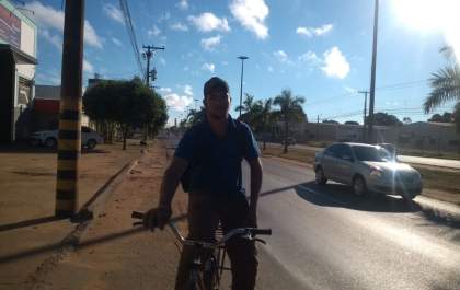 Ciclistas reclamam da conservação da ciclovia na BR-262