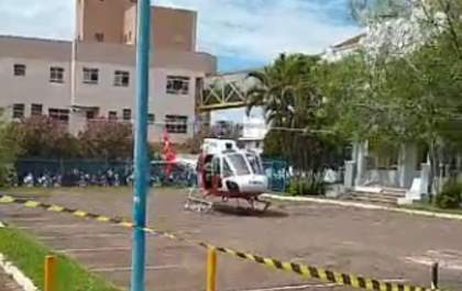 Bombeiro que teve corpo queimado em incêndio é transferido em estado grave