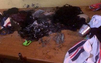 Mulher tenta botar fogo na casa do ex