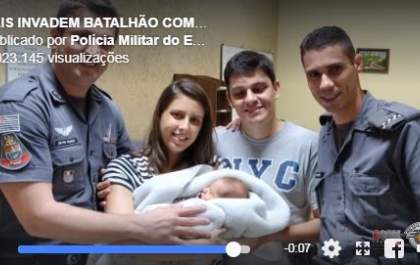 PMs salvam bebê afogado e vídeo emociona&nbsp;