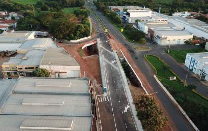 Novo viaduto na avenida Nelson Calixto será entregue na sexta-feira em Birigui