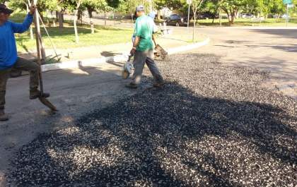 Asfalto da Café Filho é preparado para ser recuperado