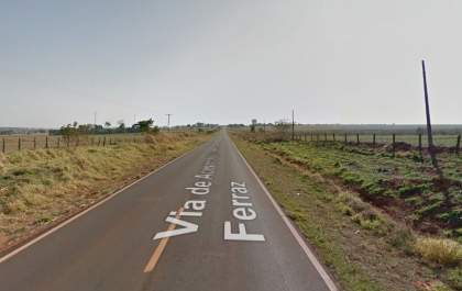 Motociclista perfura pulmão ao atropelar vaca na estrada do aeroporto