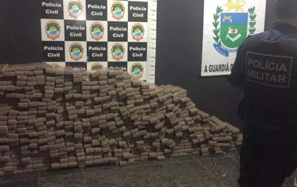Homem diz que receberia R$ 15 mil para transportar 460 Kg de maconha