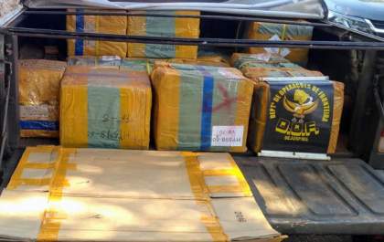 DOF apreende veículos com produtos contrabandeados do Paraguai