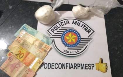 PM prende homem com 200 gramas de cocaína em bar de Guararapes