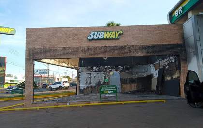 Começa a reconstrução do Sub Way de Andradina