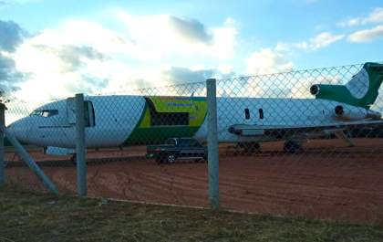 Boings vão virar hotel na beira de rodovia